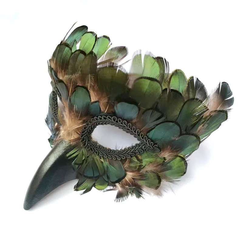 Feather Eagle Mask Halloween Show Party Props