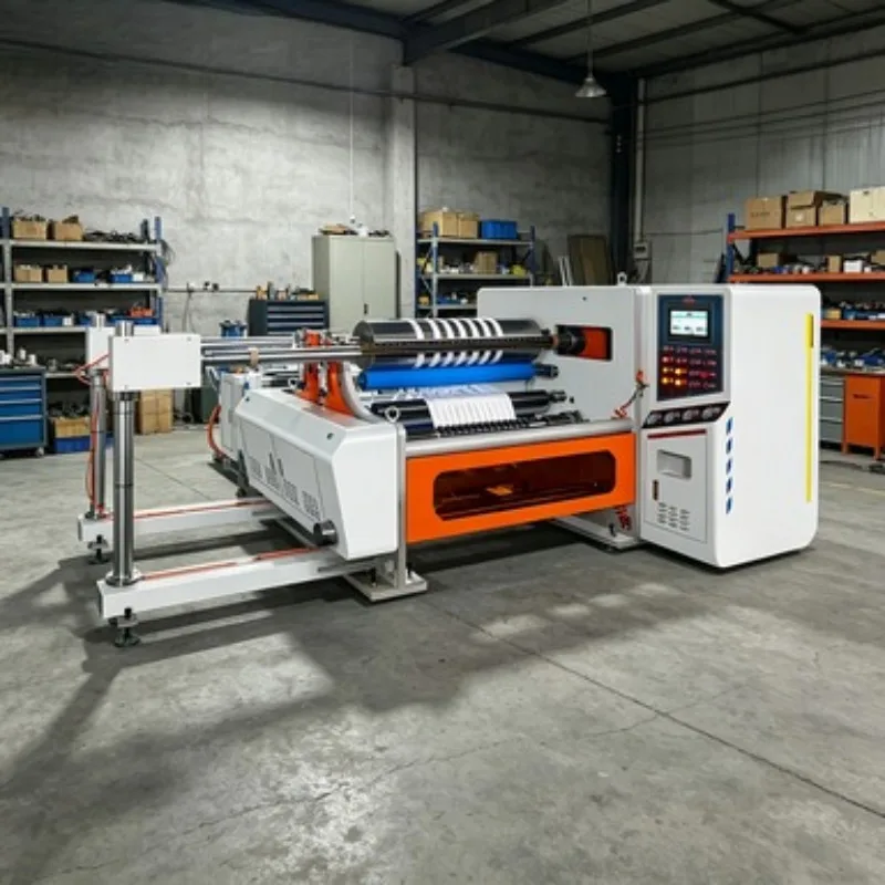 Industrial Coil Slitting and Rewinding Machine Metal Slitter Rewinder Roll Cutting Equipment for Steel Coil Processing  