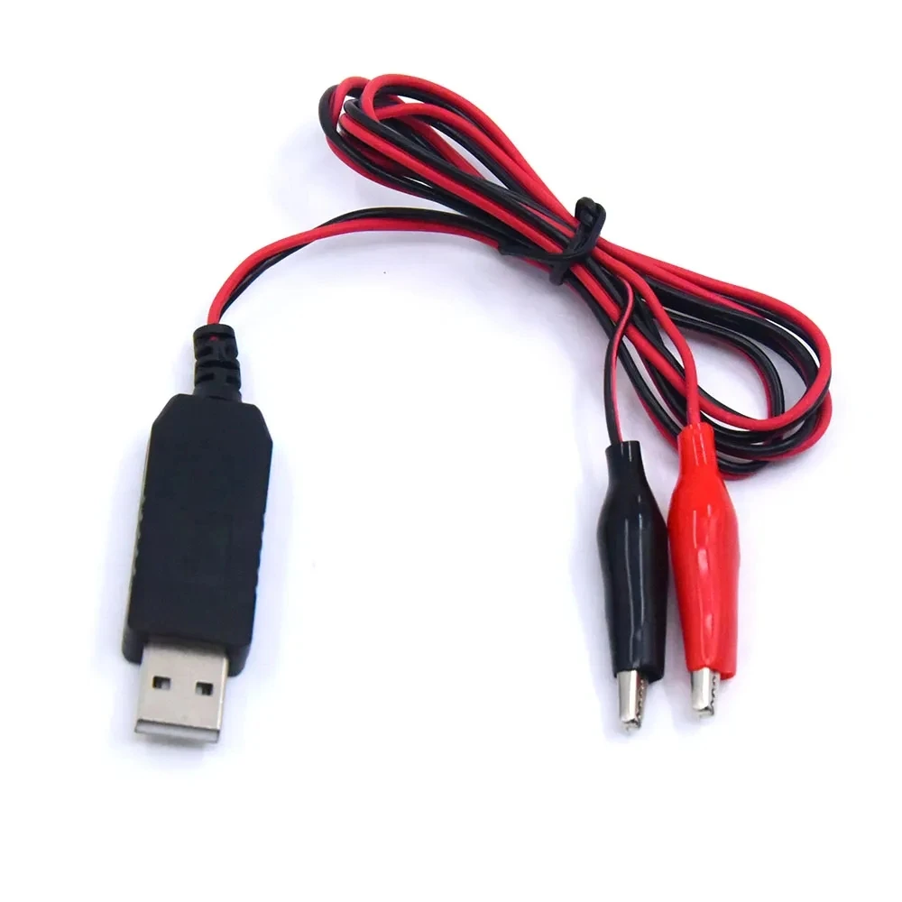 USB 5V to 3V Clip Cable Power Adapter Cord AA AAA LR3 LR6 Battery Eliminator Converter For Games Remote Control Toys