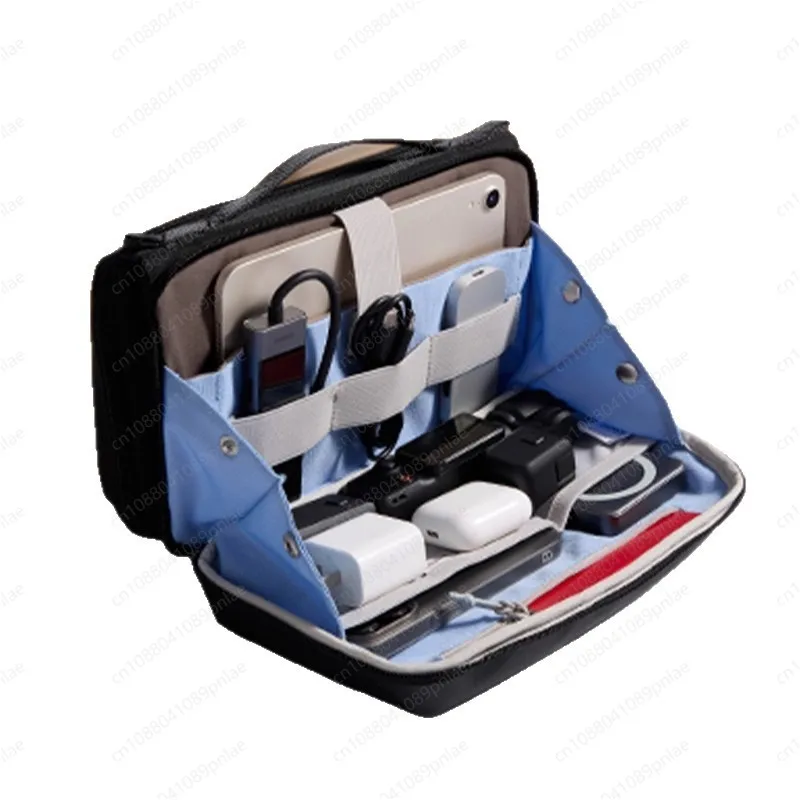 New 4-Fold Volcano Storage Bag Digital Accessories Organizer for Power Bank Commuting Travel