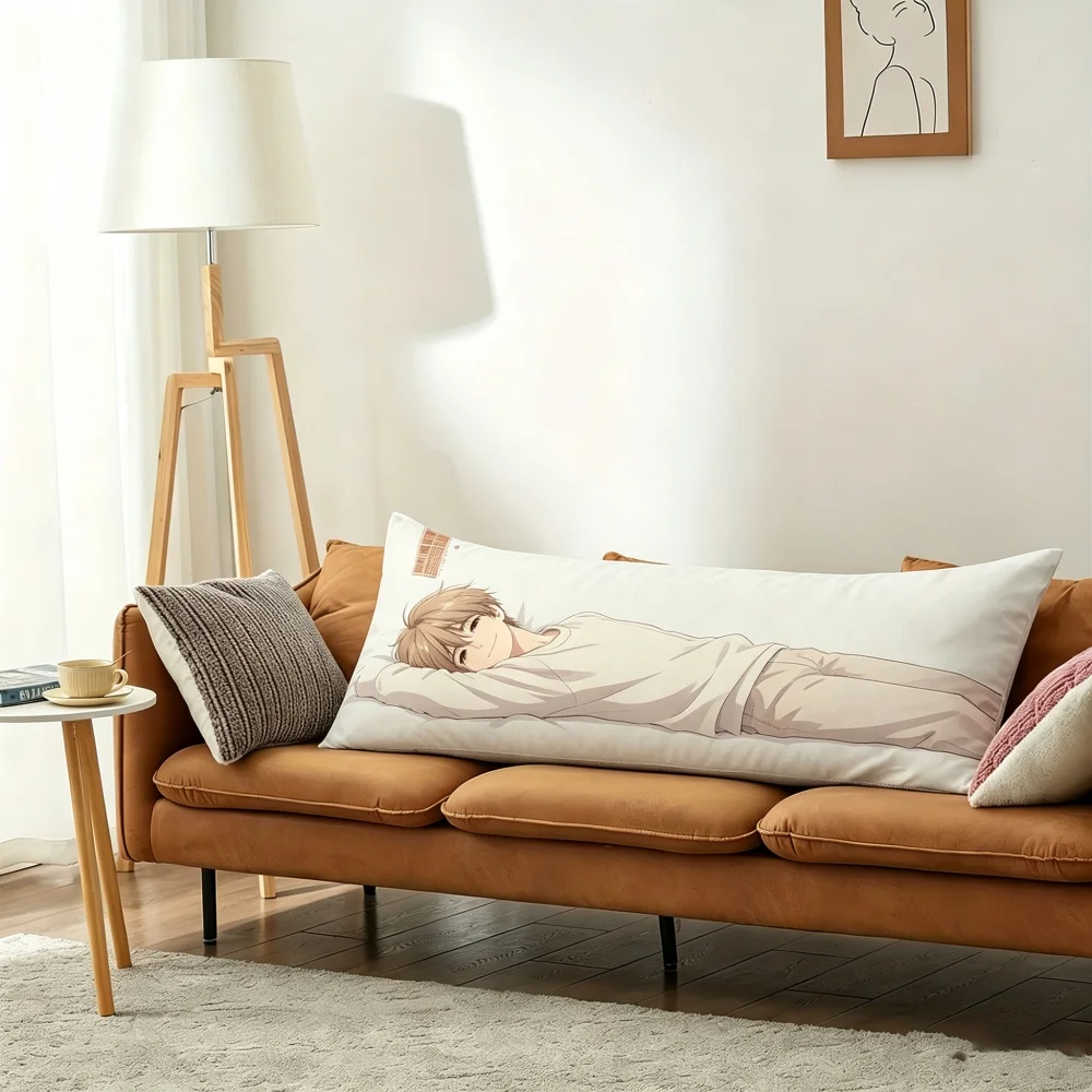 Custom photo long humanoid pillow cover 137X50cm, skin friendly and soft, suitable for gifting to partners and for commemorative purposes view 6
