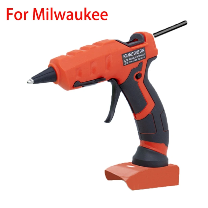 Promotion! 40W Hot Glue-Gun For Milwauke 18V Battery Cordless Glue-Gun For DIY Electric Heat Repair Tool