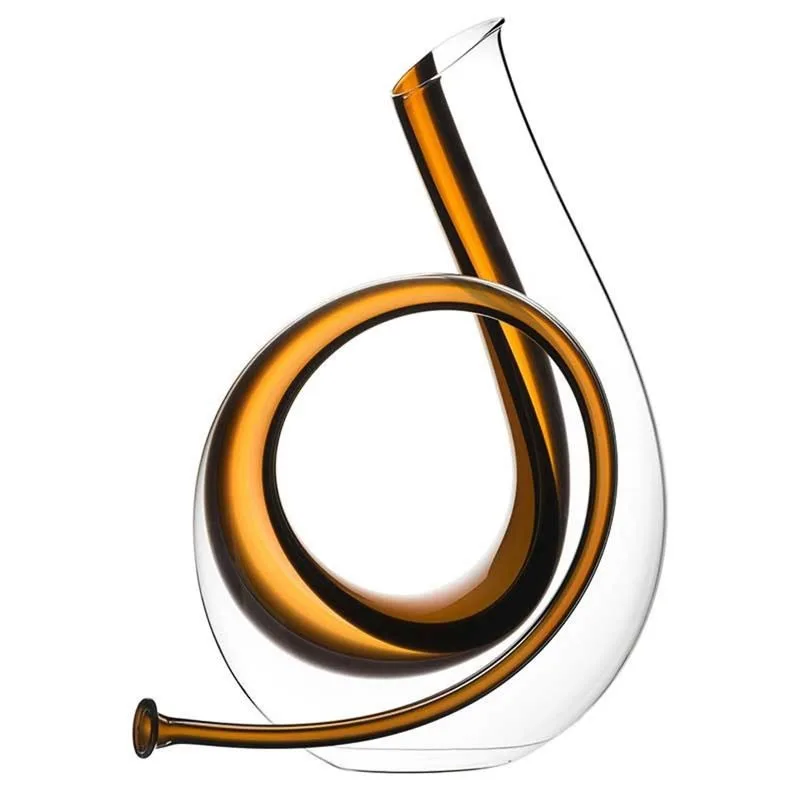 

Corner crystal glass red and white wine decanter special-shaped high-end wine dispenser