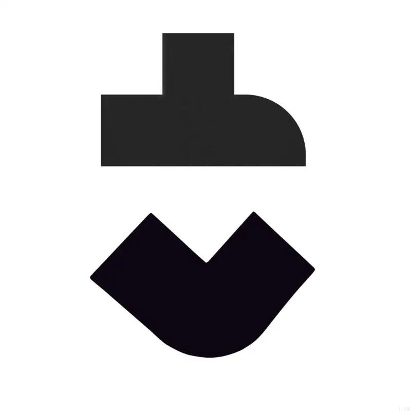 U0DE Практичная парикмахерская карта для мужских линий роста волос и усов, стильные линии роста волос и аксессуар для бороды