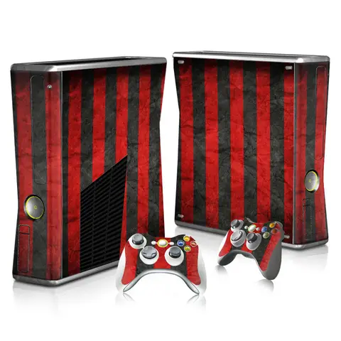 Skin Sticker for Xbox 360 Slim Full Protective Skin Wrap, for Game Console and Wireless Controller Skin