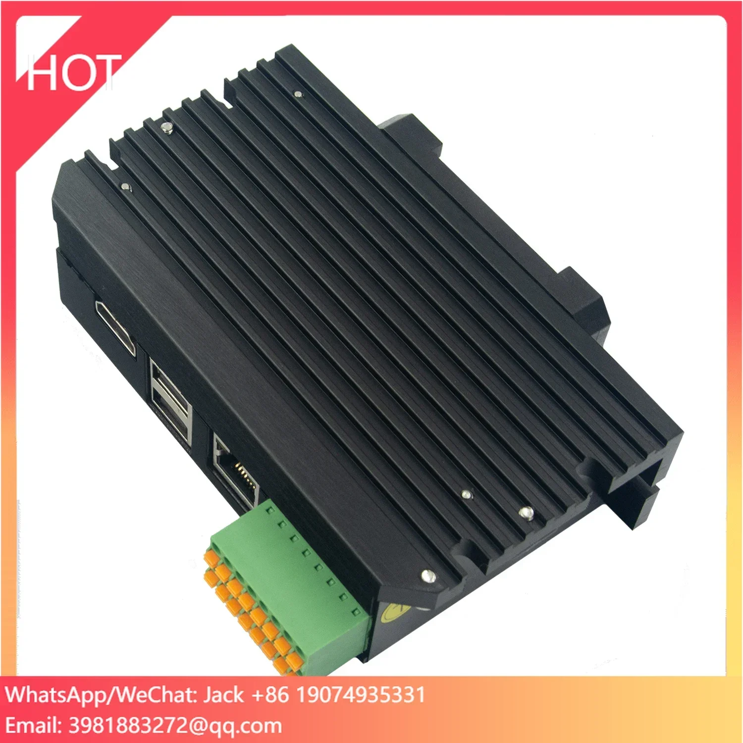 Edgebox-RPI200 Gateway PLC Asli Sistem Kontrol IoT Industri Host Pengontrol Pemrograman PLC