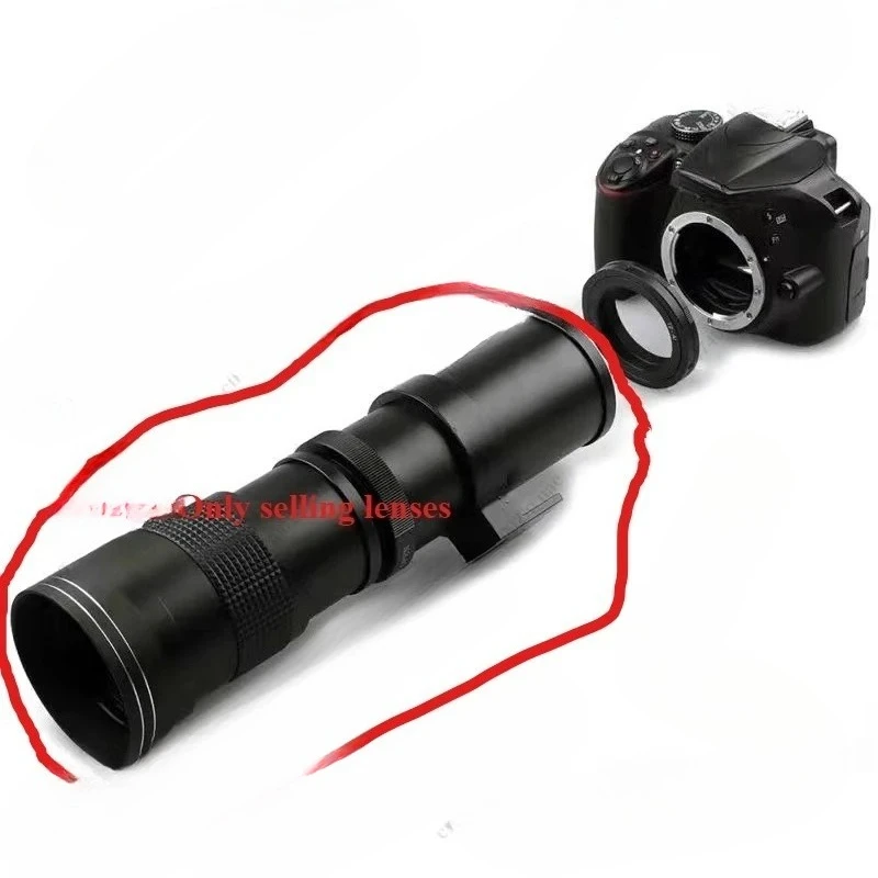 420-800mm F8.3 Lens Long Zoom Telescopic SLR Lens, Special Lens for Photography and Landscape Concerts