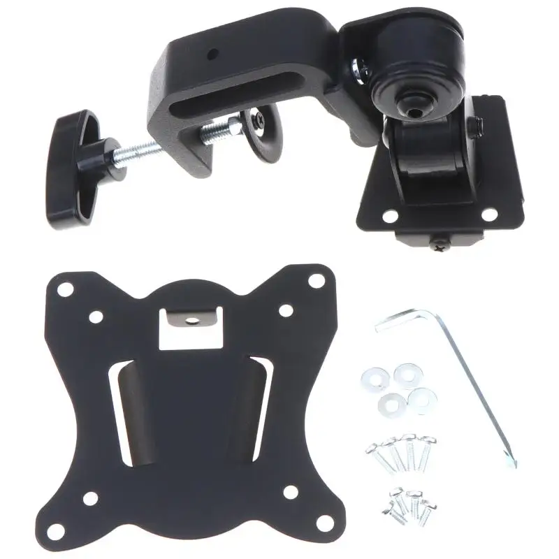 10kg LCD-5T 10mm-45MM Pipe Mount Full Motion Monitor Mount Parts 10" 24" 27" Tilt Swivel LCD Wall Bracket 360 Rotate Monitor