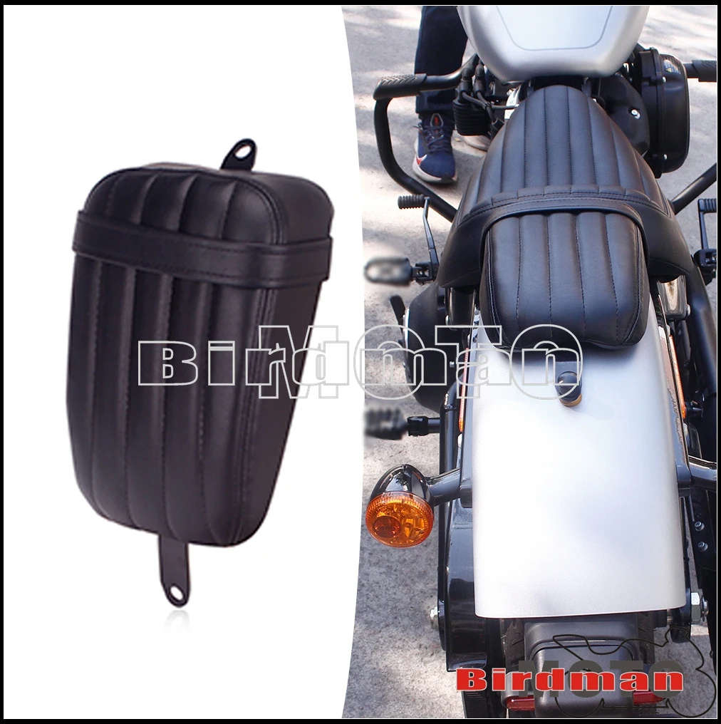 Motorcycle Passenger Seat Cushions Pad For Harley Softail Slim FLSL / Street Bob FXBB 2018-2020 Moto Rear Seat Cushion Pillion - view 6