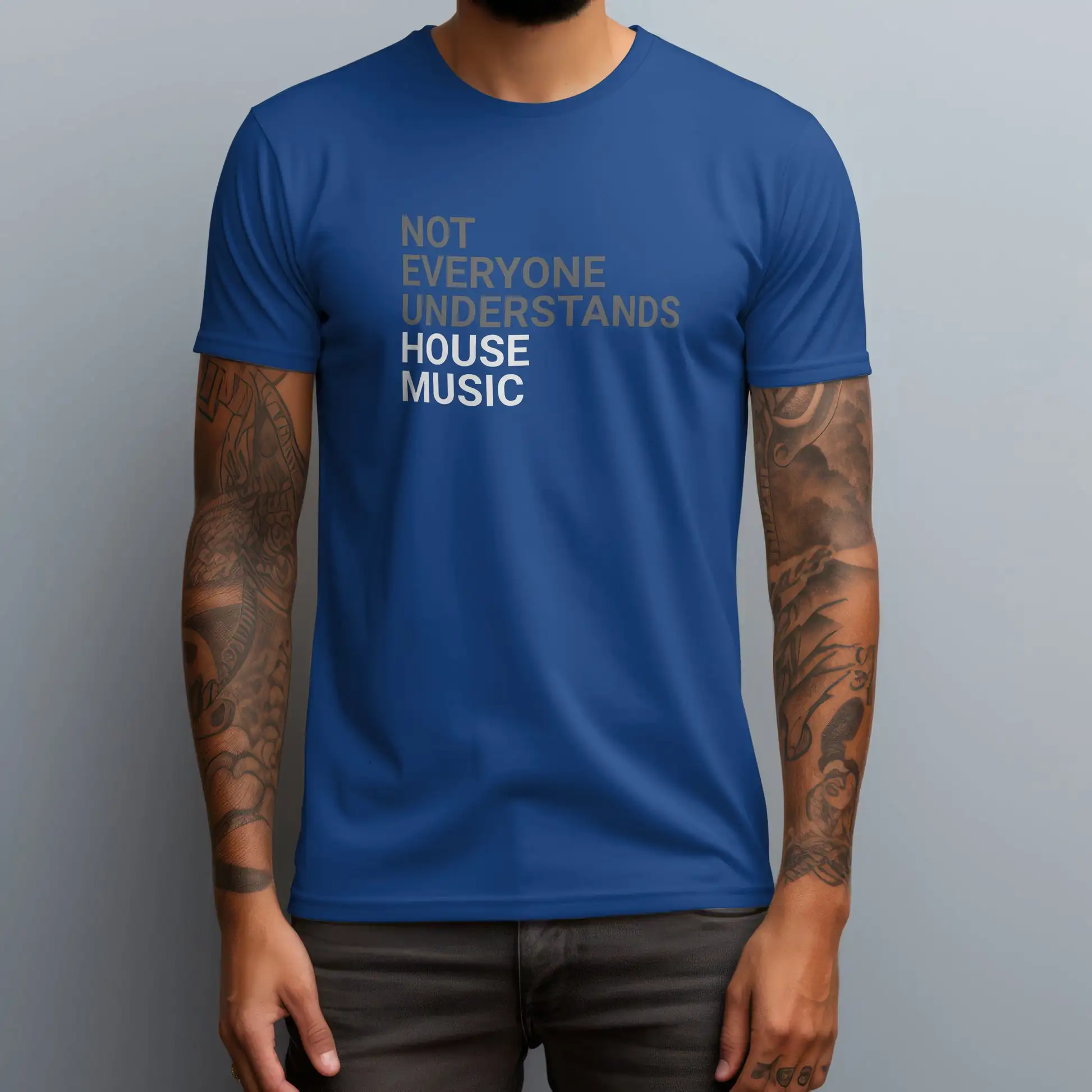 Not Everyone Understands House Music Reflective Unisex T-Shirt Shot Sleeve Fashion Cotton Tee Drop Shipping Summer Cool Tee