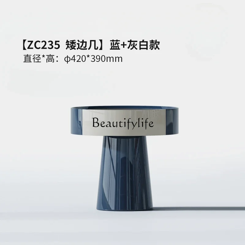 Whole house furniture Modern Minimalist Living Room Coffee Table High and Low Combination Paint Side Table