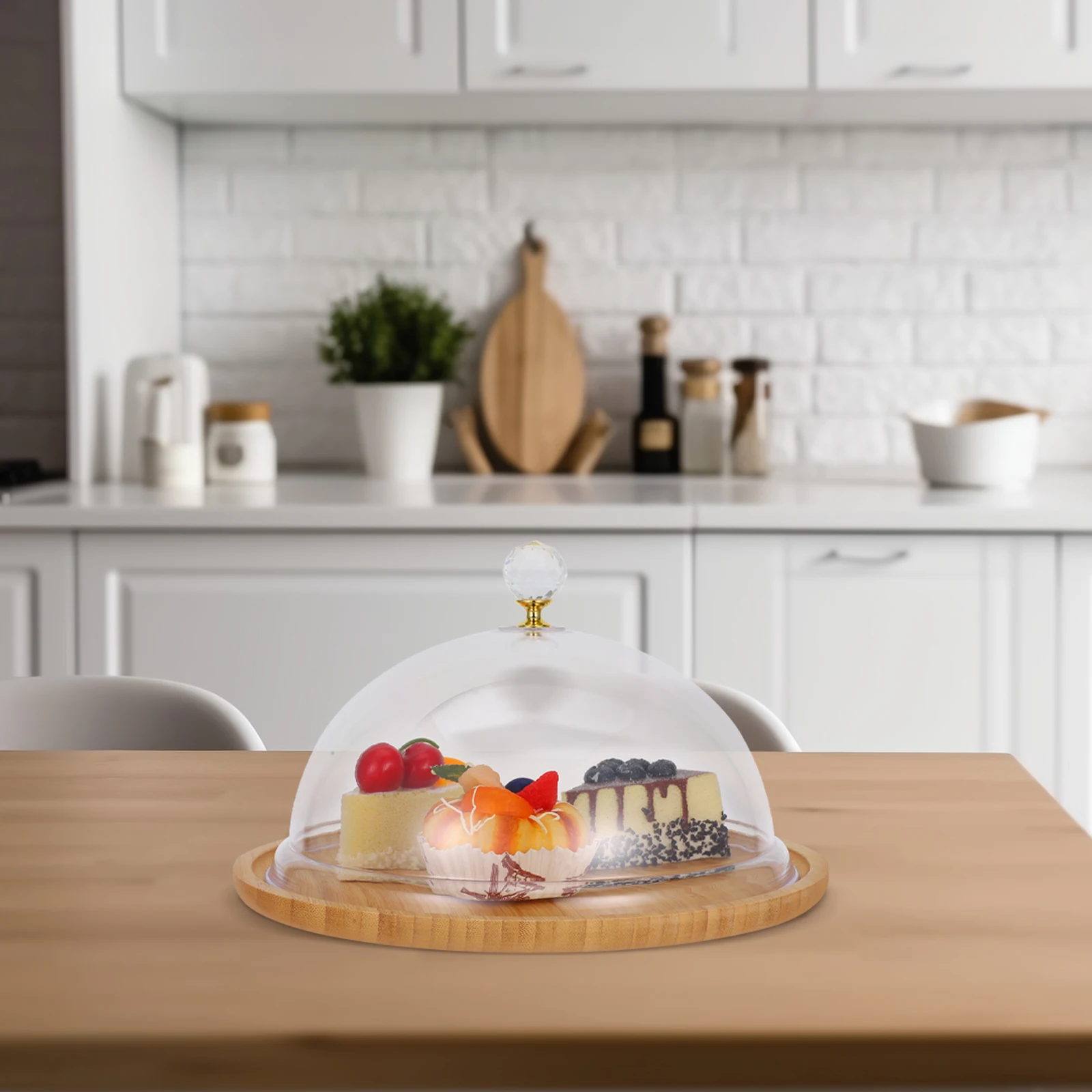 

Cake Stand Dome Lid Containers with Lids Showcase Acrylic Cover Cloche