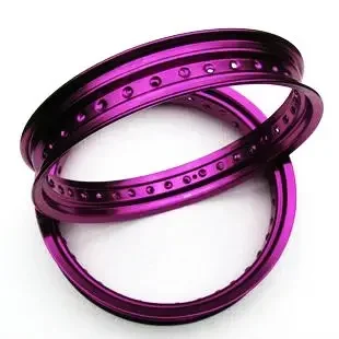 2PCS/LOT 3.5x17+2.5x17/36HFor 36 before and after the 17 slipups refit aluminum ring off-road motorcycle 17 wire