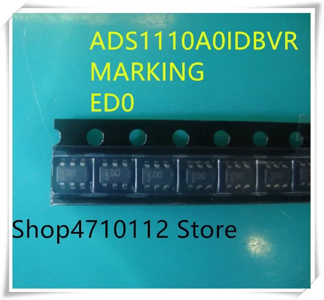 NEW 10PCS/LOT  ADS1110A0IDBVR ADS1110A0IDBVT ADS1110 MARKING ED0 SOT23-6 IC