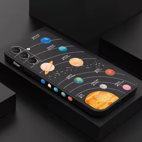 Deductive Planet Phone Case For Samsung Galaxy S24 S23 S22 S21 S20 S10 S10E Ultra Plus FE Note 20 Ultra 10 Plus Cover