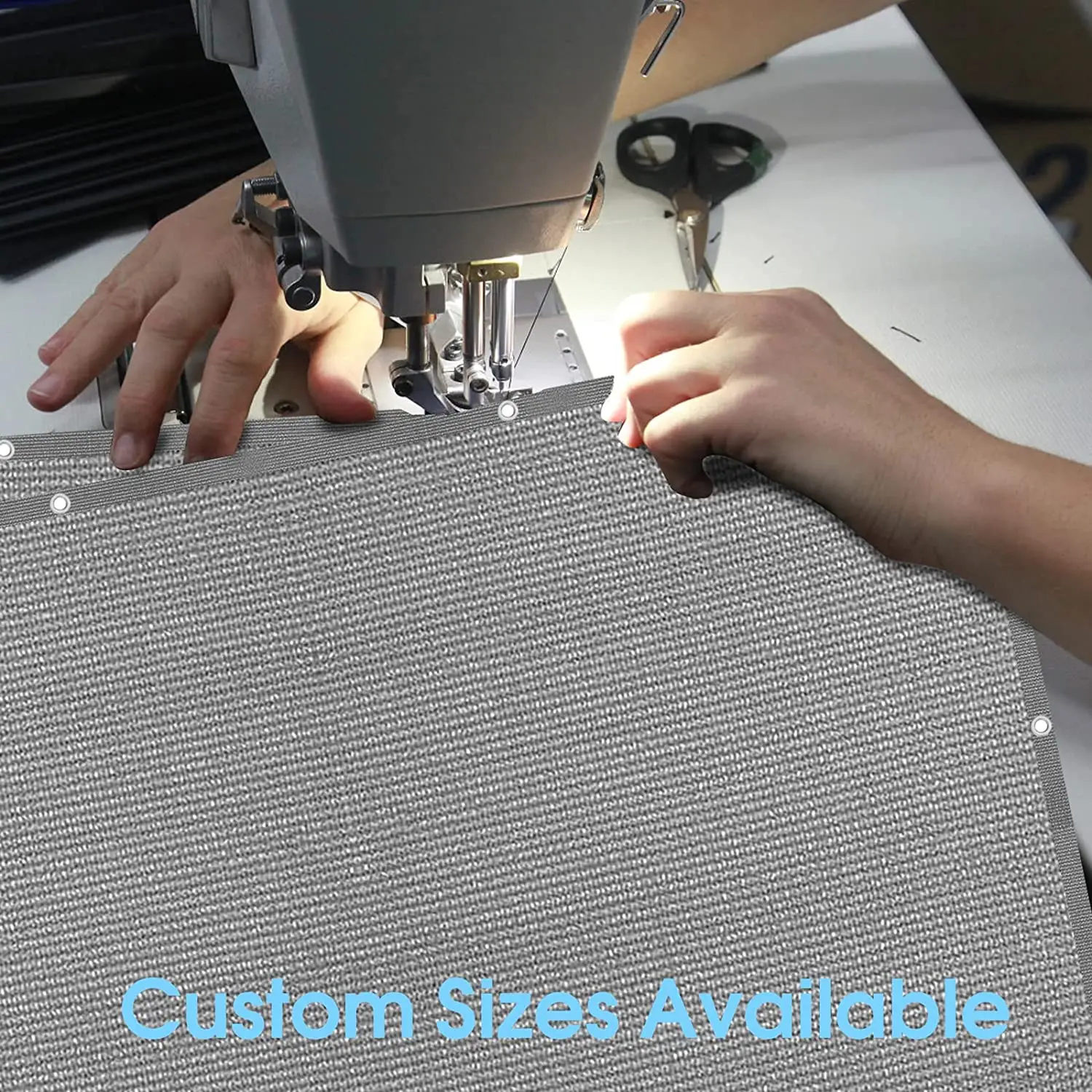 Grau Zaun Privatsphäre Screen Windschutz-Heavy Duty Fechten Mesh Schatten Net Abdeckung für Wand Garten Hof Hinterhof-Zip krawatten Enthalten – Detail 18