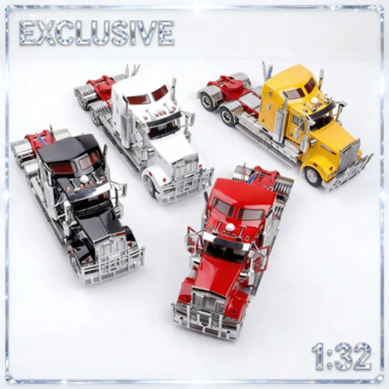 

ЭКСКЛЮЗИВНАЯ МОДЕЛЬ 1:32: Австралийский тяжелый грузовик-тягач, литая модель из сплава, подарок для мужчин, коллекционный предмет для взрослых.