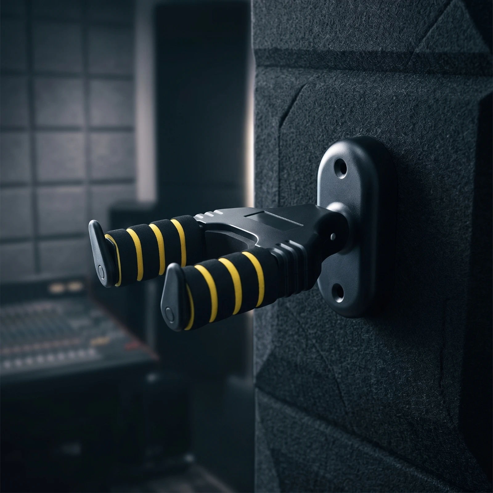 Guitar Wall Mount Scratch-Resistant Guitar Wall Hanger Soft Compatible for Guitarists, Home Studio, Music Room