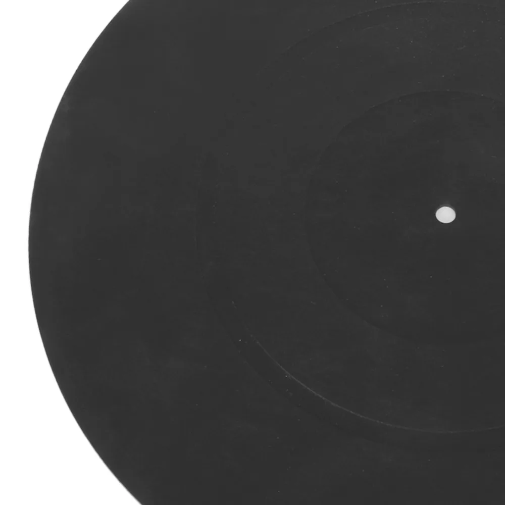 Professional 12in Turntable Platter Mat Vibration Reduction Static Resistant Vinyl Record Pad Record Player Mat Vinyl Playback