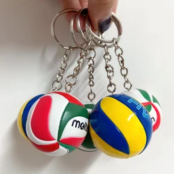 Voleibol Chaveiro para Homens e Mulheres, Voleibol Chaveiro, Mini PVC, Saco Chave Do Carro Do Esporte, Mochila, Chaveiro Engraçado, Bola Chaveiro, Jogadores