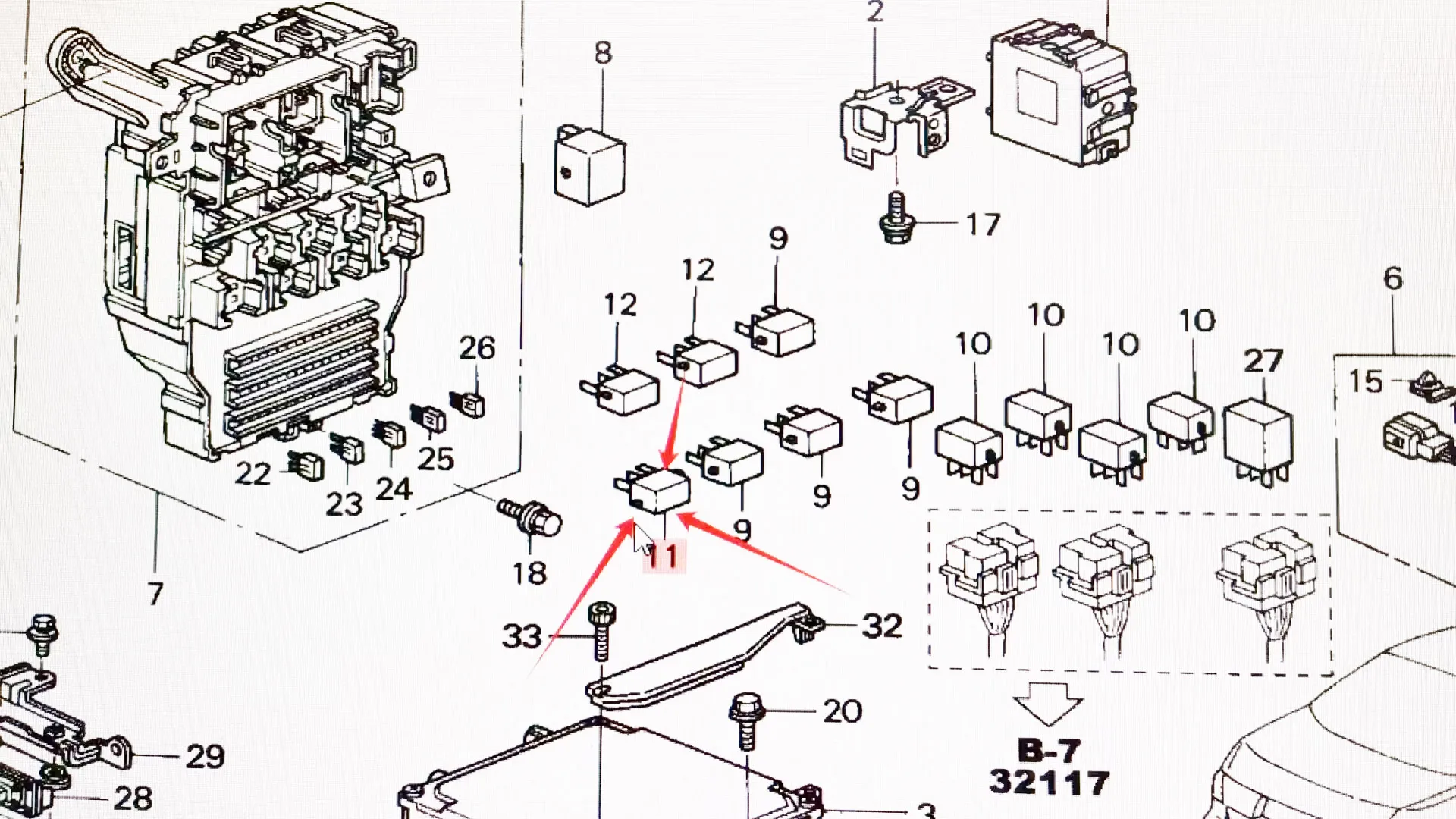 Bolo quente conjunto de relé de 4 pinos para carro 39794-SDA-003 para HONDA Acura Accord Front Van Fit Si Ming Ling Pai