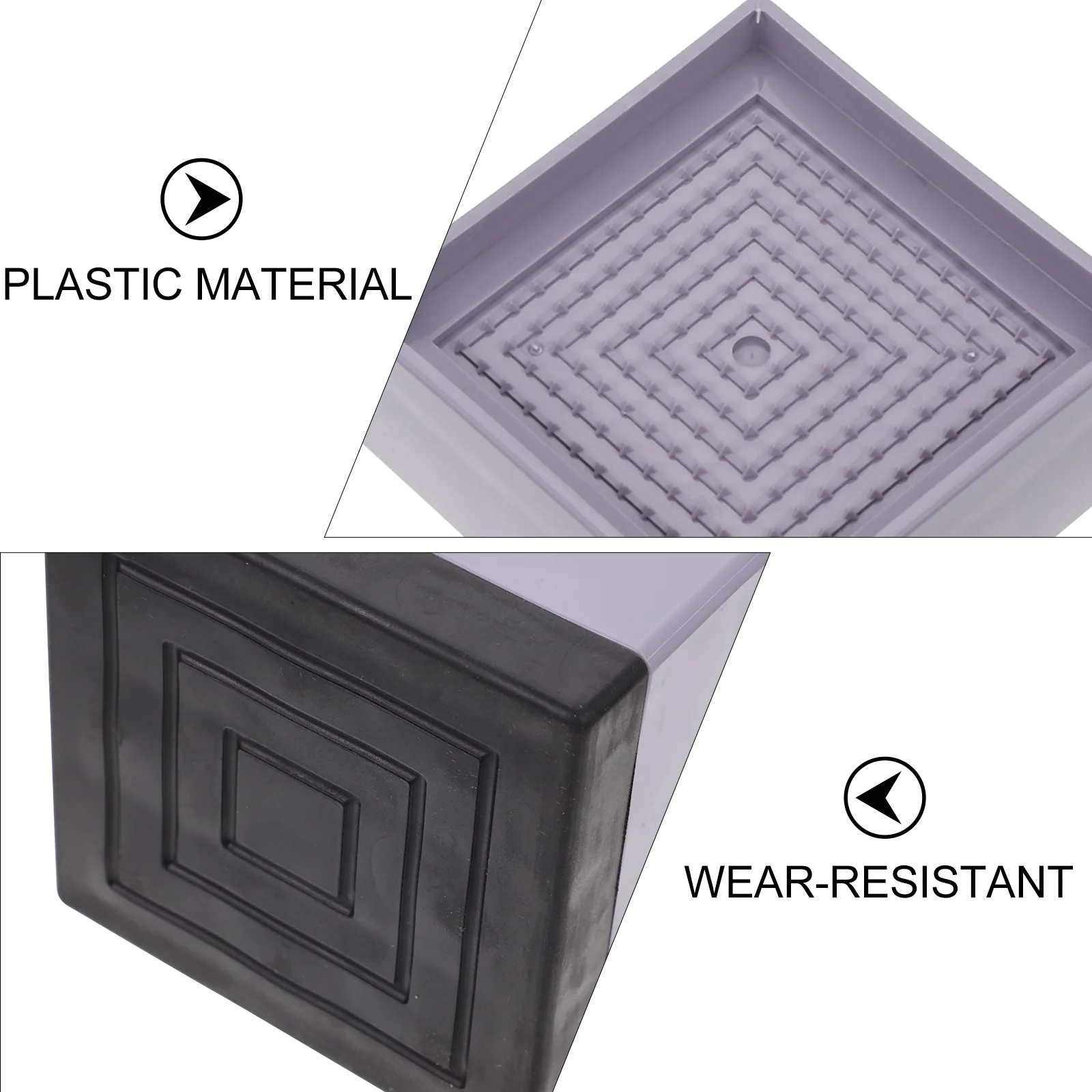 洗濯機ベッド用プラスチックライザー,フットブースター,ソファと椅子,頑丈なハンドル,800x800x800cm