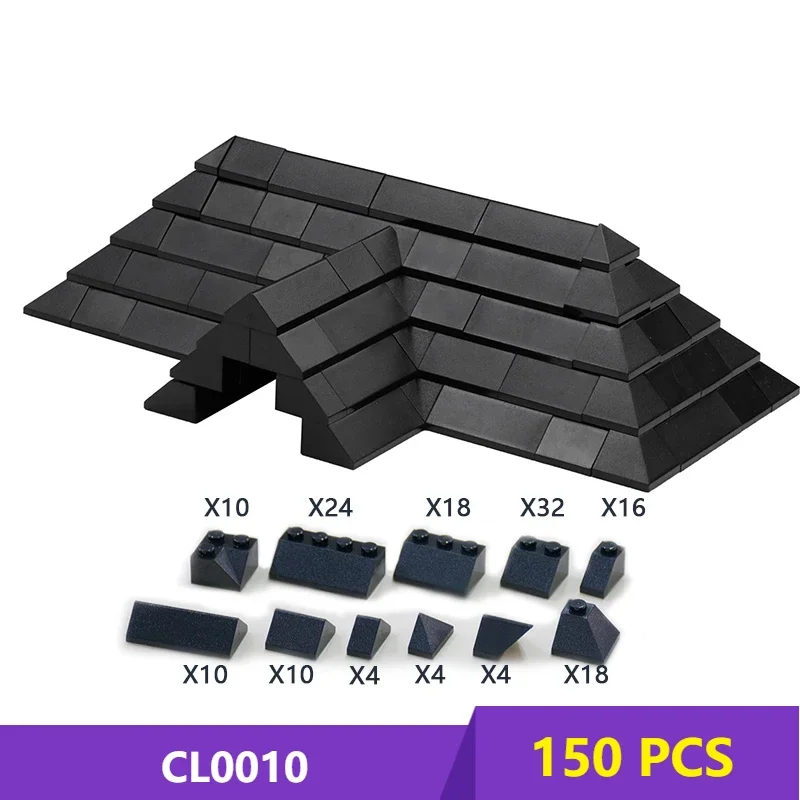 DIY Roof Tiles Brick House Castle Pack Compatible Multicolor Castle Street View Architecture No PDF