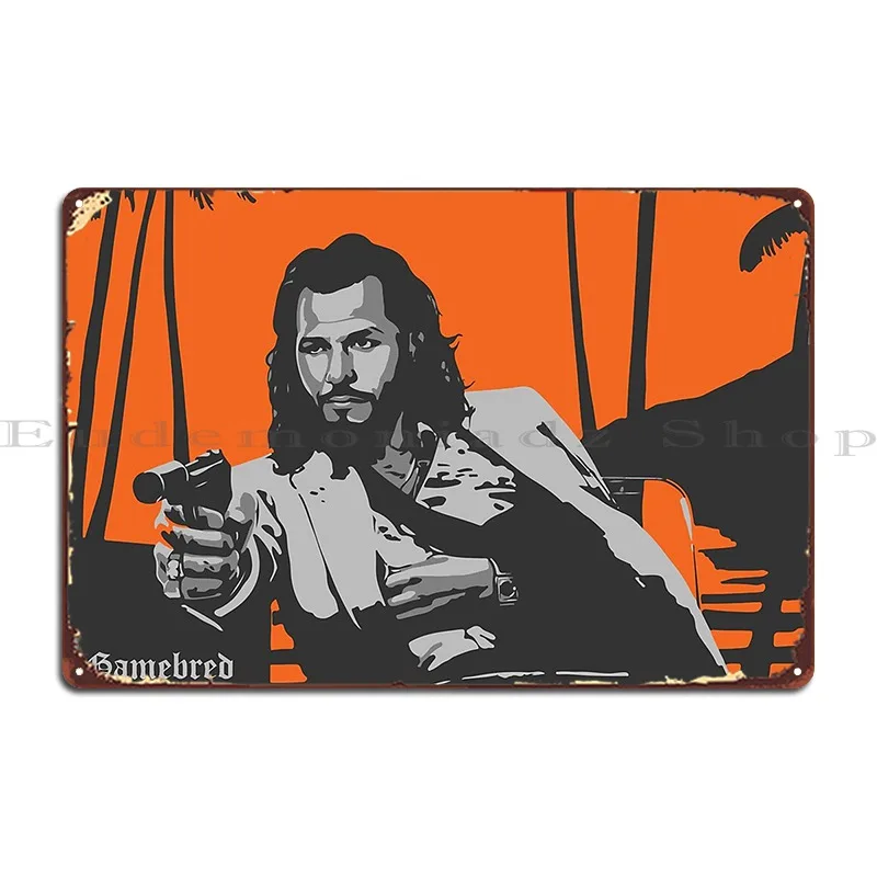 Jorge Gamebread Masvidal Cuban Metal Sign Mural Club Wall Decor Plaques Customize Tin Sign Poster