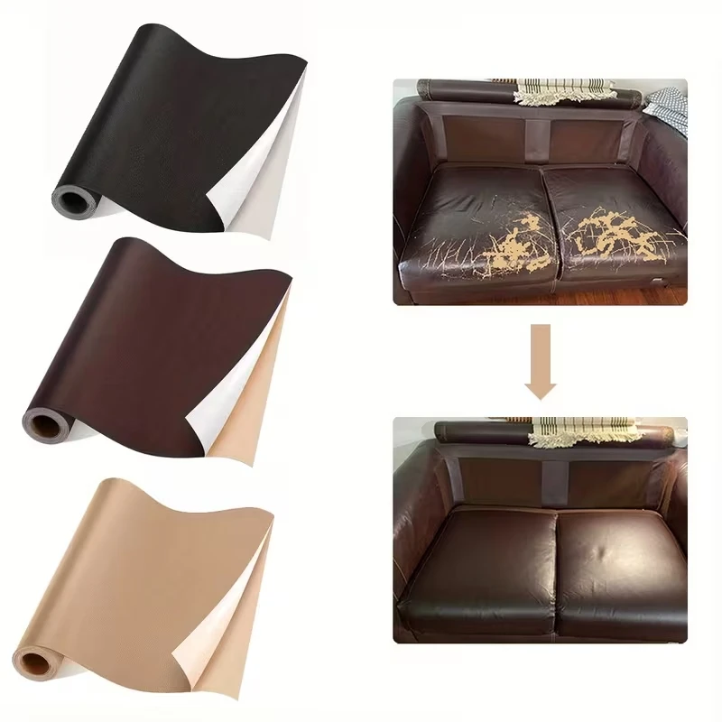 

Large Size Self-Adhesive Artificial Leather Repair Patch Strong Adhesion for Car Seat,Motorcycles,Office Chair Sofa Refurbishing