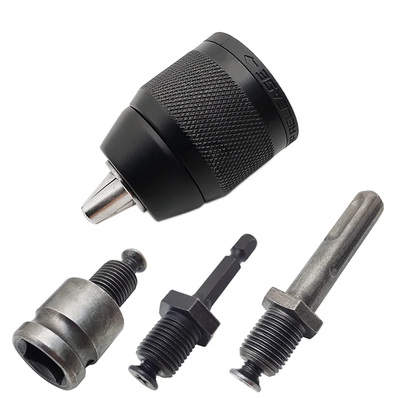 

BOFO 2-13Mm Keyless 3-Jaw SDS-Plus Shanks 1/4Inch Hex Square Fit Rotarys Hammer Easy To Replace