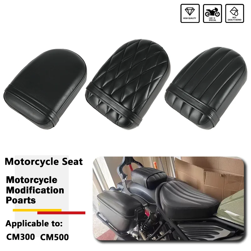 Motorcycle Rear Seats Saddle Cushion CM500 CM300 Passenger Pillion Fit For Honda CMX 300 CM 500 Rebel CMX300 CMX500 2017-2023