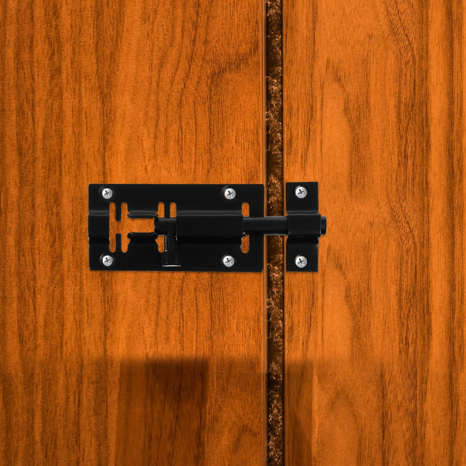 

4Pcs Sliding Door Latch Bolt Secure Barn Lock Keyless Entry for Fences Gates Shed Doors Simple Efficient Protection