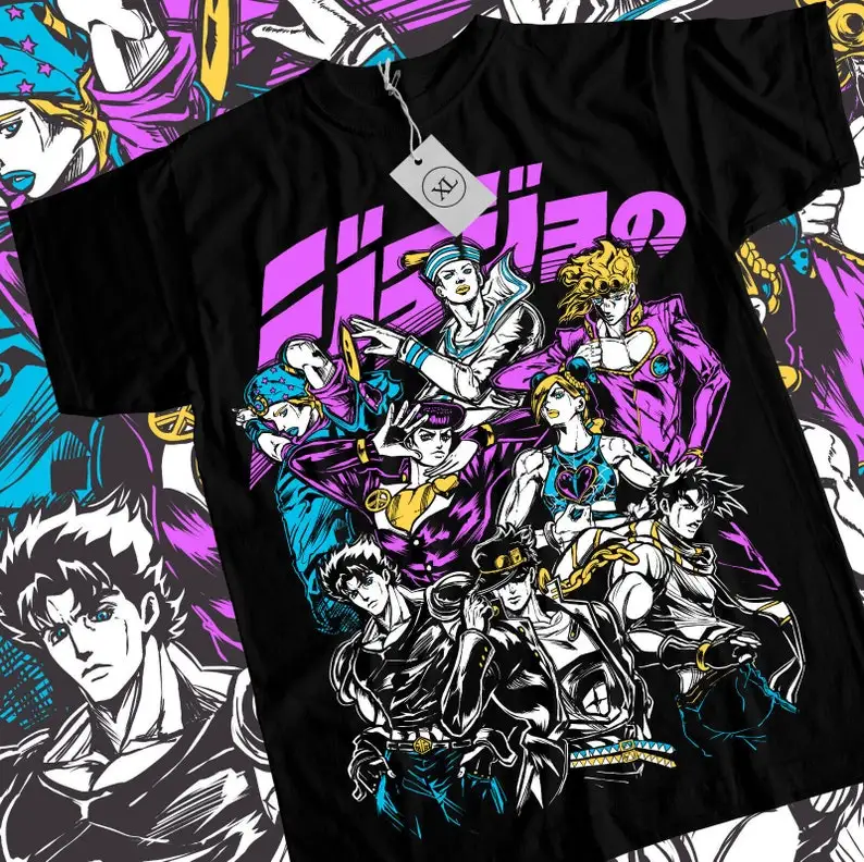 

Anime retro T-shirt, 100% cotton, all sizes for men and women Comic lovers