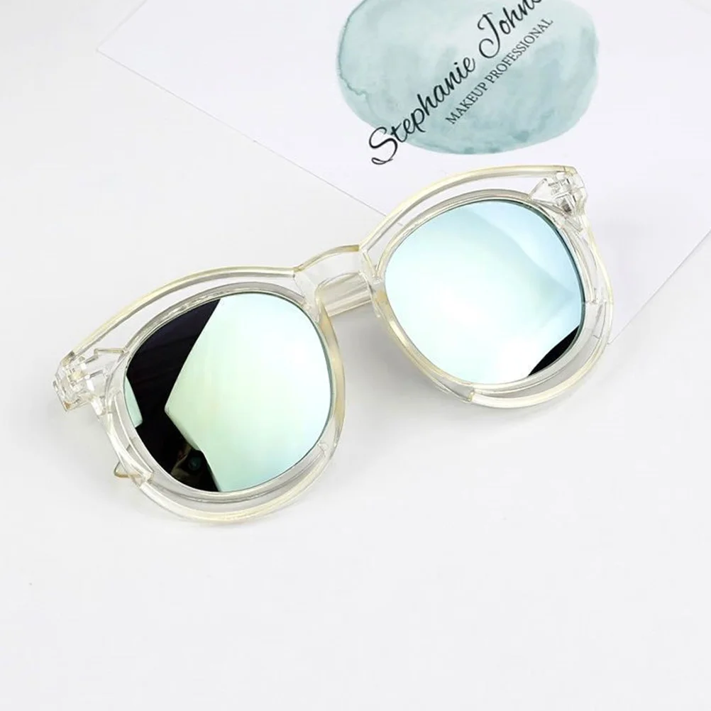 

Stylish Children Sunglasses Black Frame Pink Uv Protection Durable Lightweight Impact Resistant Non Slip Ear Tips Nose Pads Cool