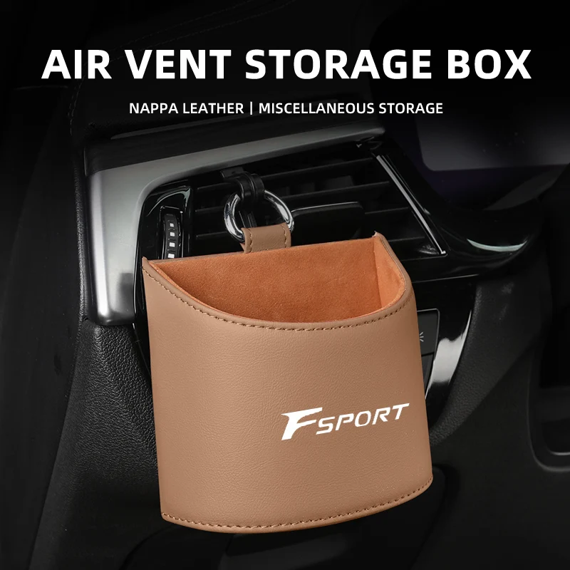 Car Air Vent Hanging Container Case Portable Storage Box For Lexus CT200h F Sport ES LS IS GS LC RC GC RX UX NX LX GX