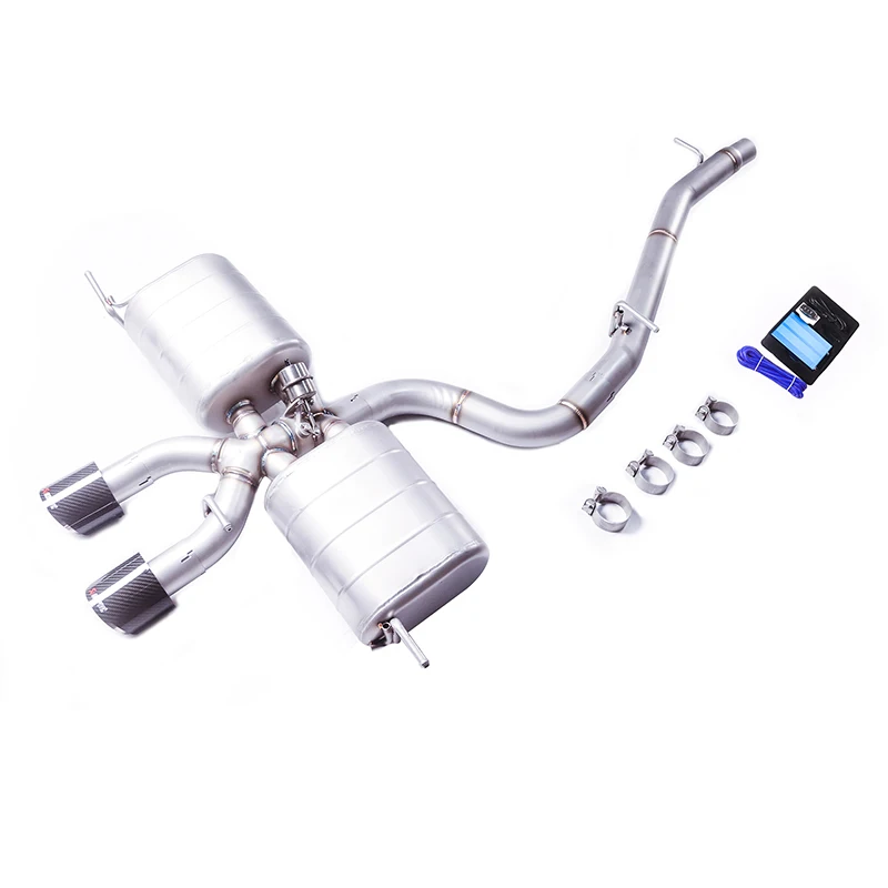 

GFC catback exhaust muffler for Golf R MK6 ,Car electric valve exhaust system made of 304 stainless steel.
