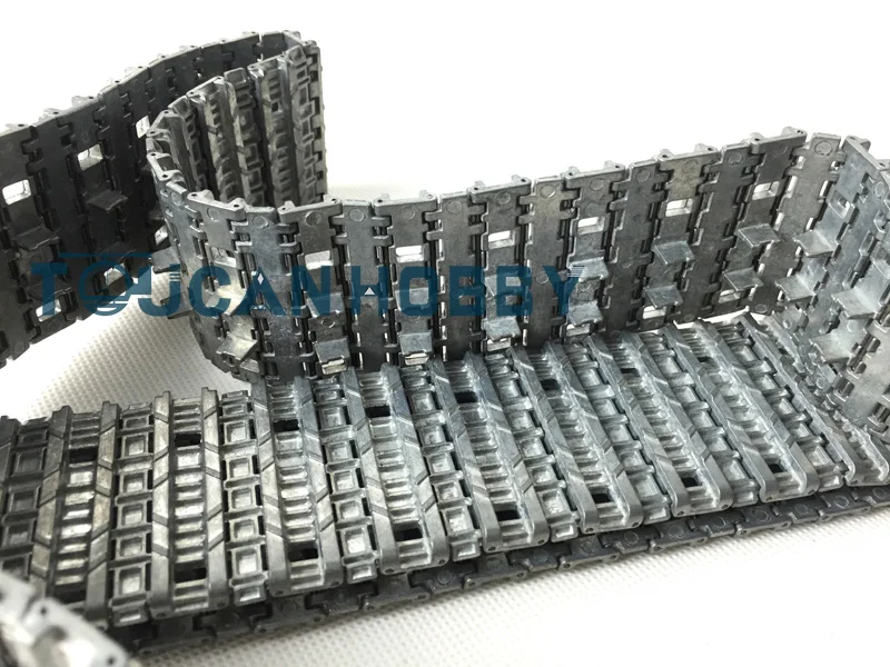 Henglong 1/16 escala alemán King Tiger RC Tank 3888 3888A pistas de Metal pieza de repuesto para entusiastas