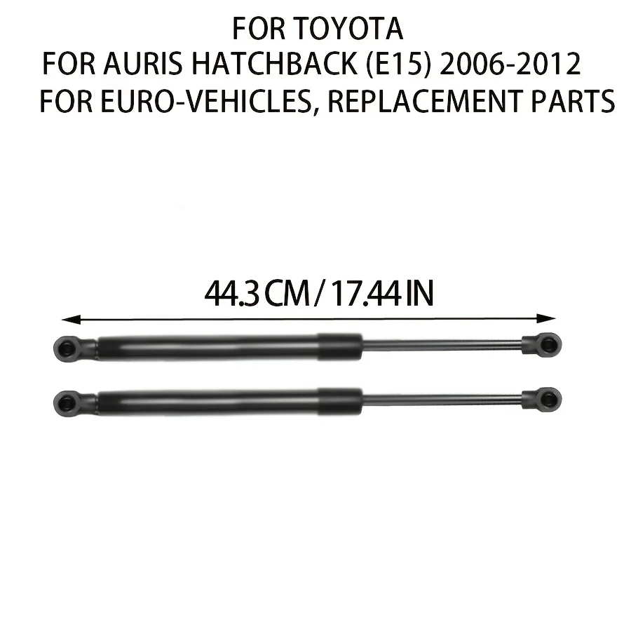 2 قطعة دعامات الغاز للباب الخلفي الخلفي لسيارة Toyota Auris Hatchback (E15) 2006-2012 68950-02091 #3