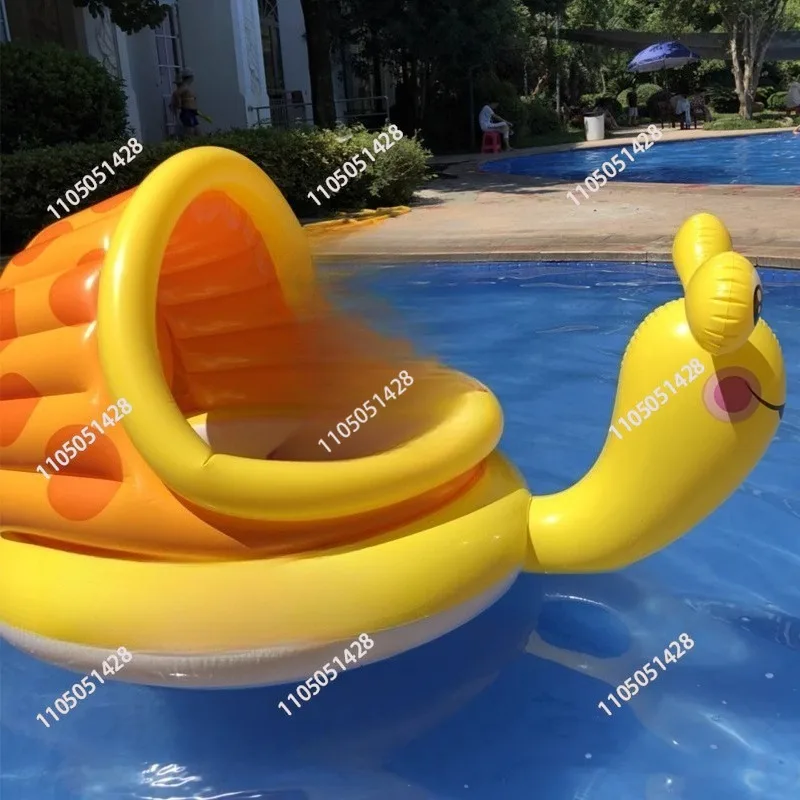 Kids Snail Pool Boat Inflatable Boop Children's Play Water Swimming Pool Indoor/Outdoor Inflatable Water Amusement Facilities