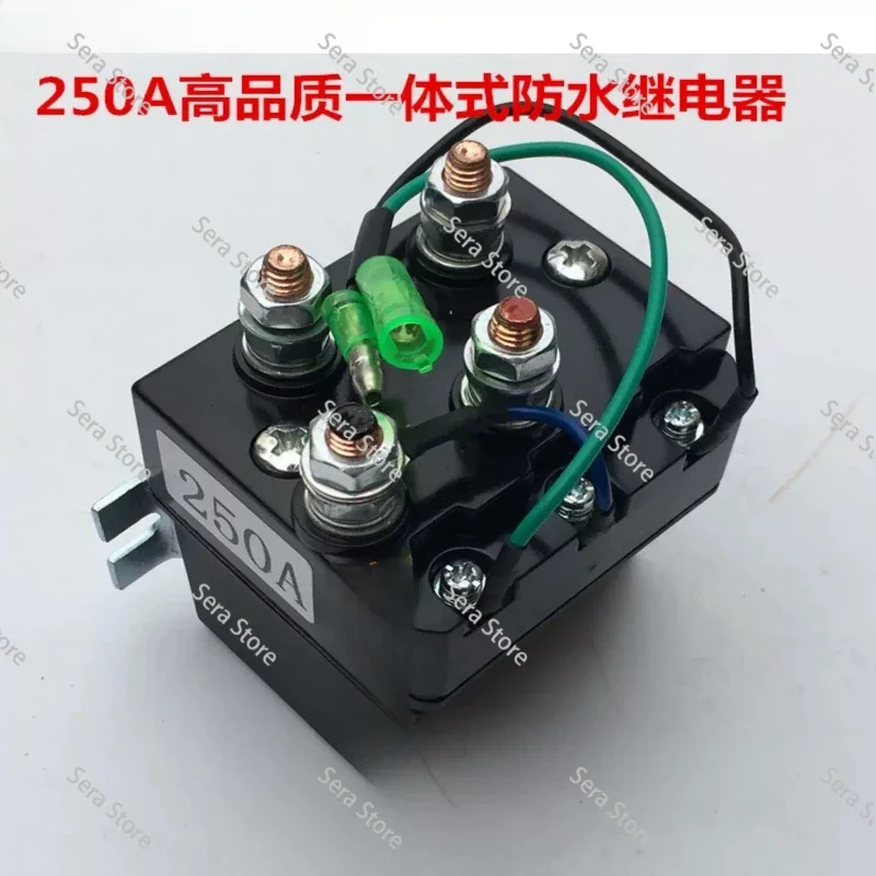 DC Motor 250A 450A 12000 Pounds Electric Winch Controller Electromagnetic Relay Pure Copper