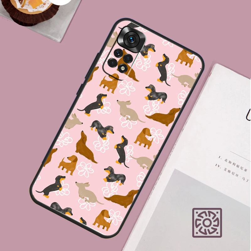 Dachshund Teckel Dackel Dog Phone Case For Xiaomi Redmi Note 13 12 12S 12C 13C 10 10C 9 9C 10S 11S 11 Pro Soft Cover