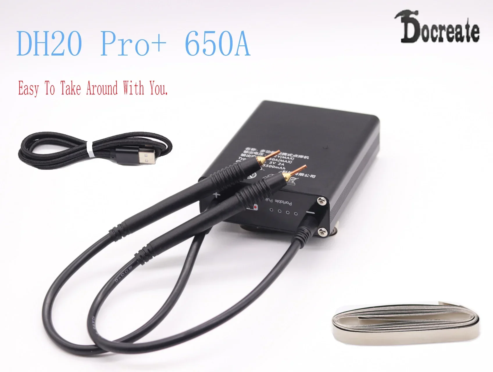 

DH20 USB 9-speed adjustable spot welder handheld portable DIY lithium battery Welding machine Welding tools for 18650 battery