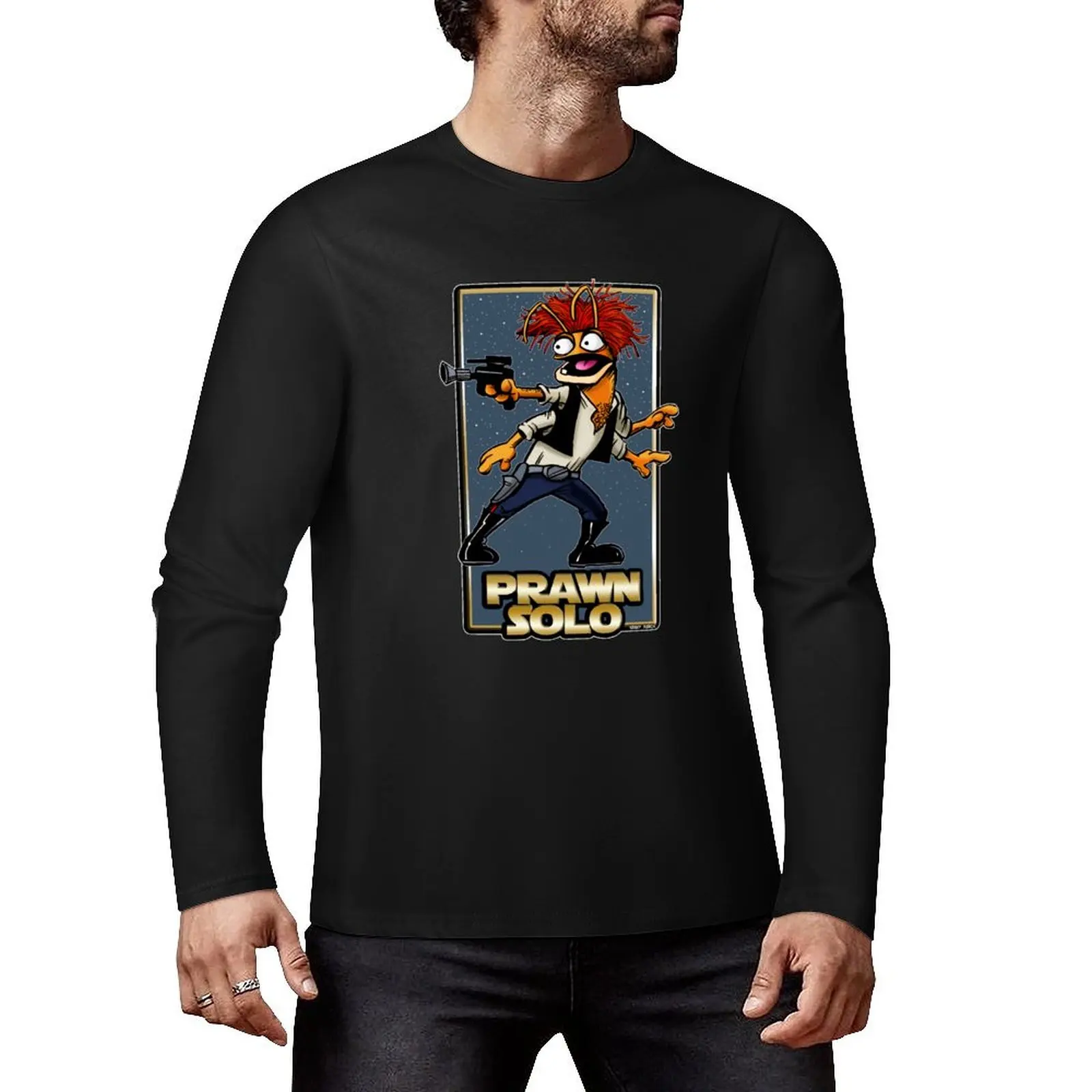 Prawn Solo Long T-Shirt blank t shirts shirts graphic tees graphics t shirt t-shirts man t shirts for men pack