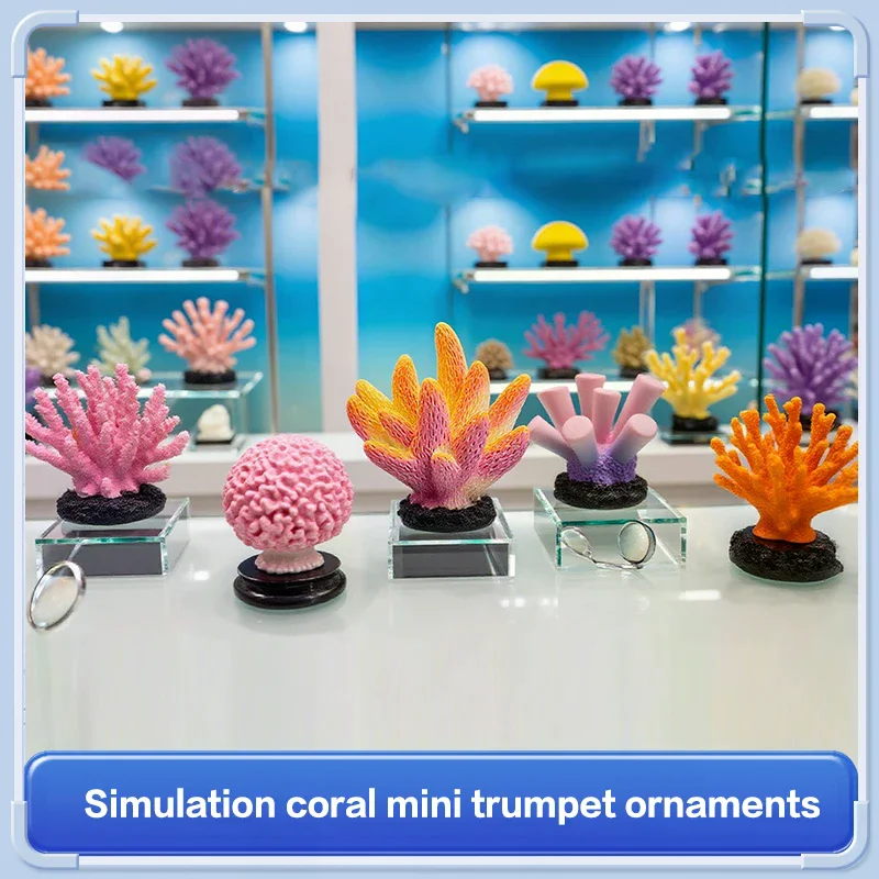 Dekoracja Akwarium: Sztuczna Rafa Koralowa z Rozgwiazdą