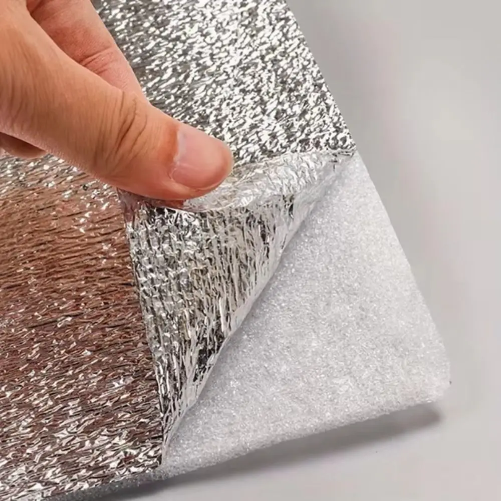 5m/10m Wall Insulation Film Aluminum Foil Sunscreen Insulation Cotton Waterproof Thickened Radiator Reflective Film