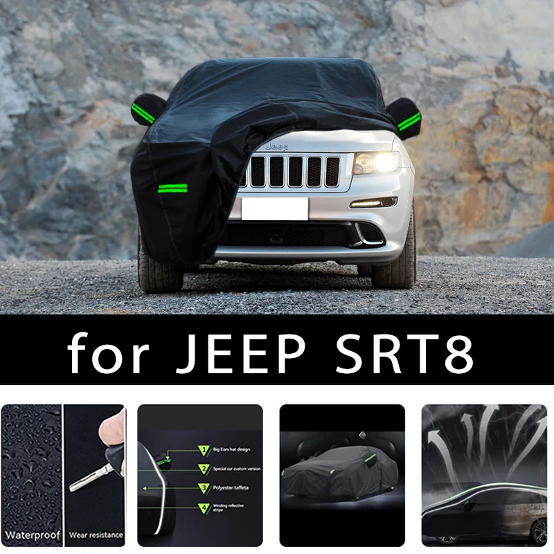 

For JEEP SRT8 car protective cover Auto paint protection Sunscreen heat-insulating waterproof car clothing Car film