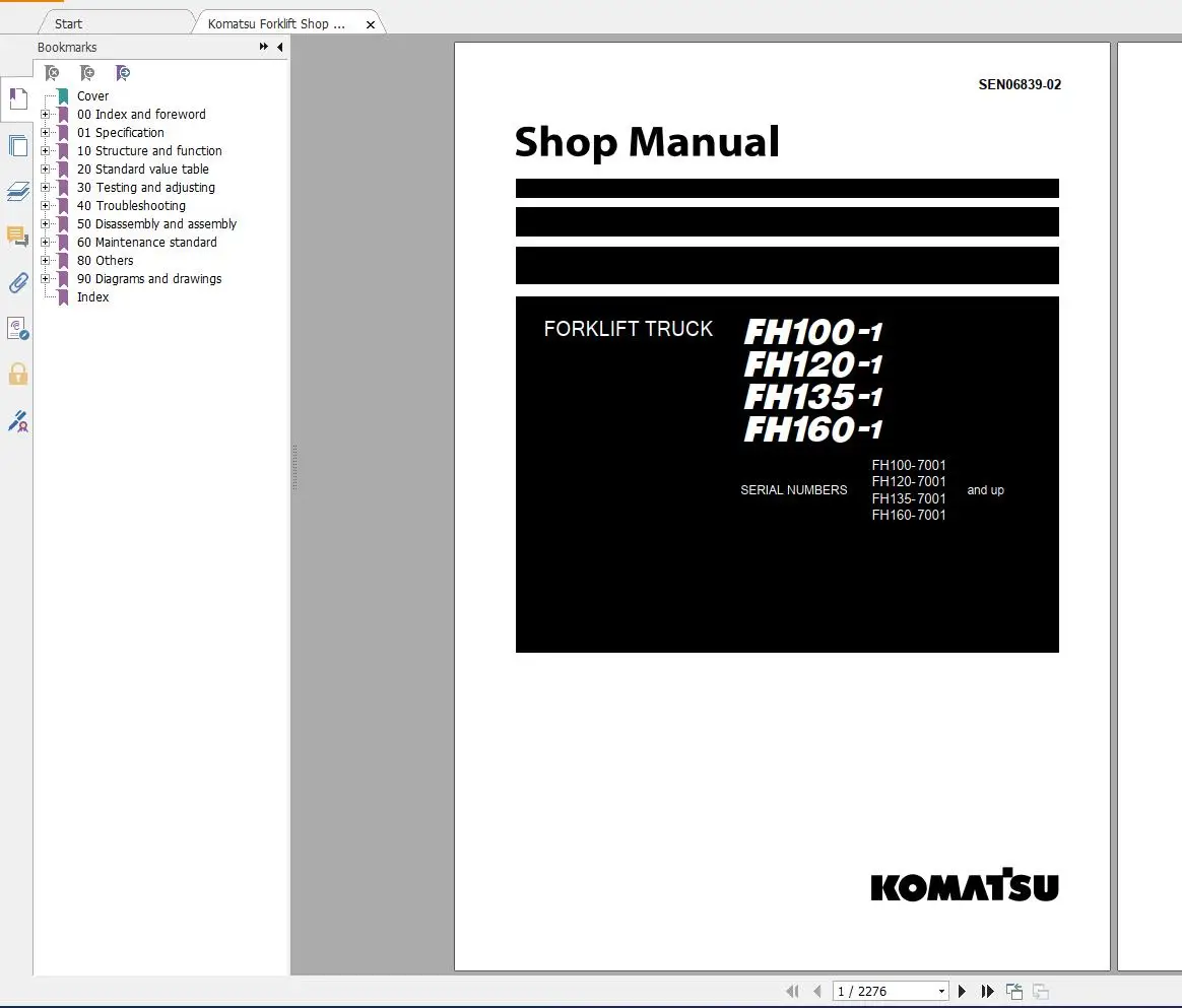 

Komatsu Forklift 11.6 GB PDF Updated 2022 All Model Shop Manuals, Service Manual DVD