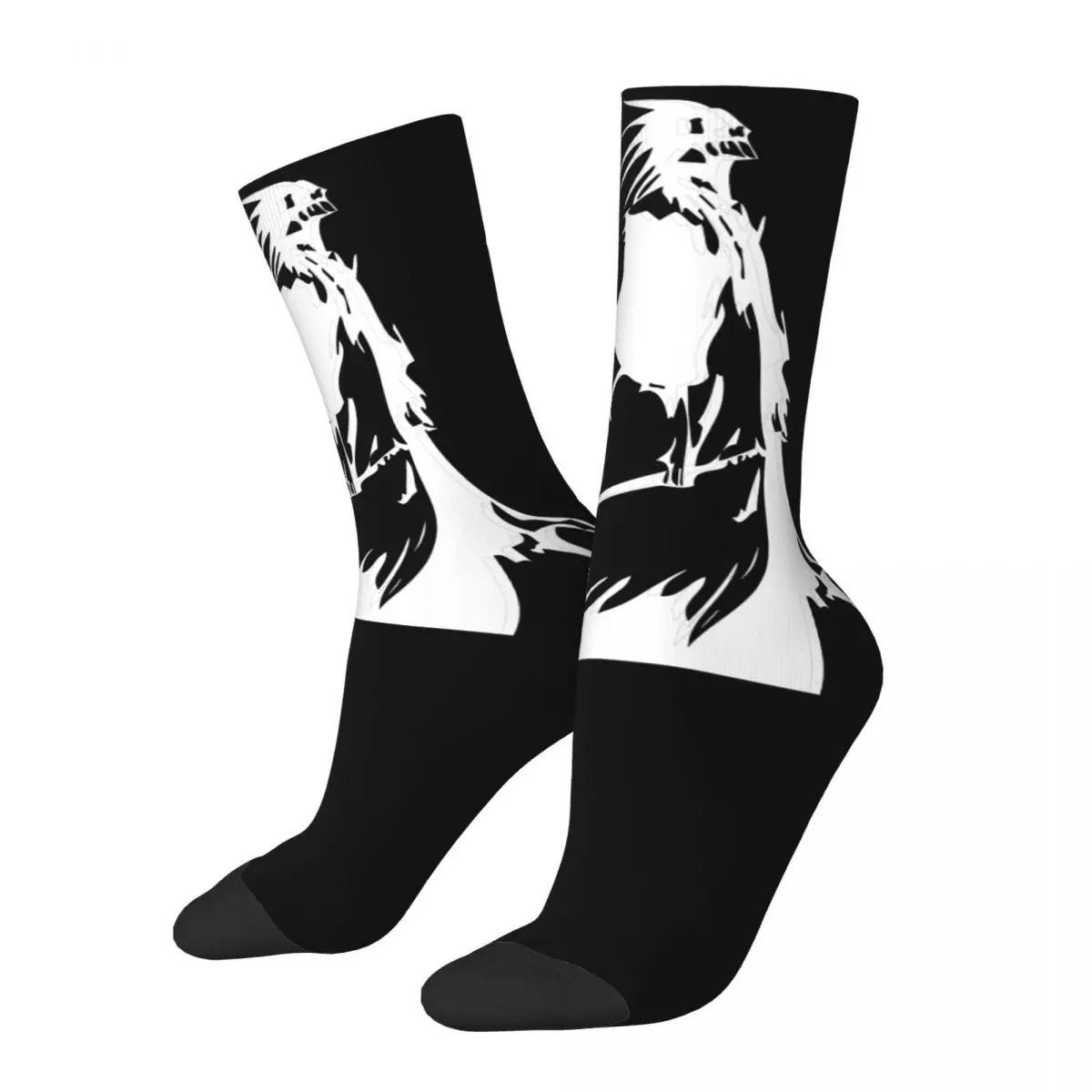 Japan Anime Bleach Zaraki Kenpachi cosy Unisex Socks,Warm Happy 3D printing Socks,Street Style Crazy Sock