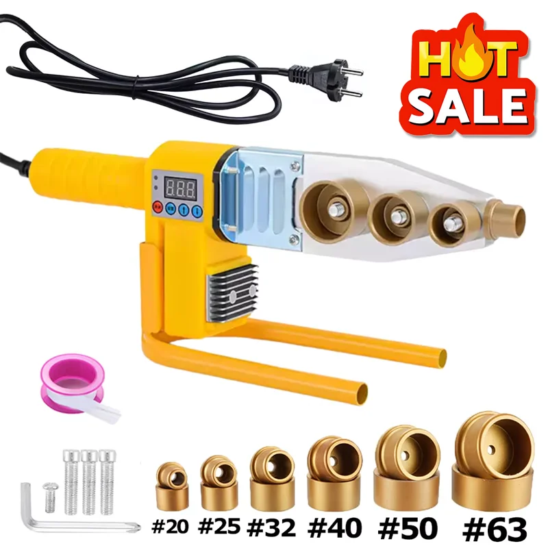 

800/1000 Вт сварочный аппарат для труб, 220 В, утюг для сварки труб PB/PP/PE/PPR, инструменты для сварки труб, домашние водопроводные трубы, инструменты для сварки пластика