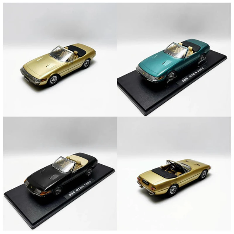 

KK 1/18 365 GTS/4 1969 модель автомобиля из сплава, статическая коллекция, украшенные праздничными подарками, игрушки